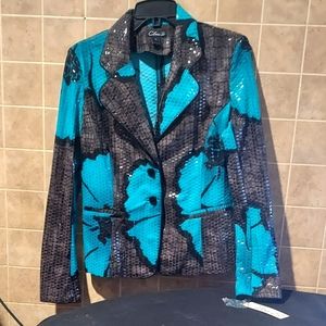 Jacket with Sequins,, New with Tags- Junior Fit, Pretty